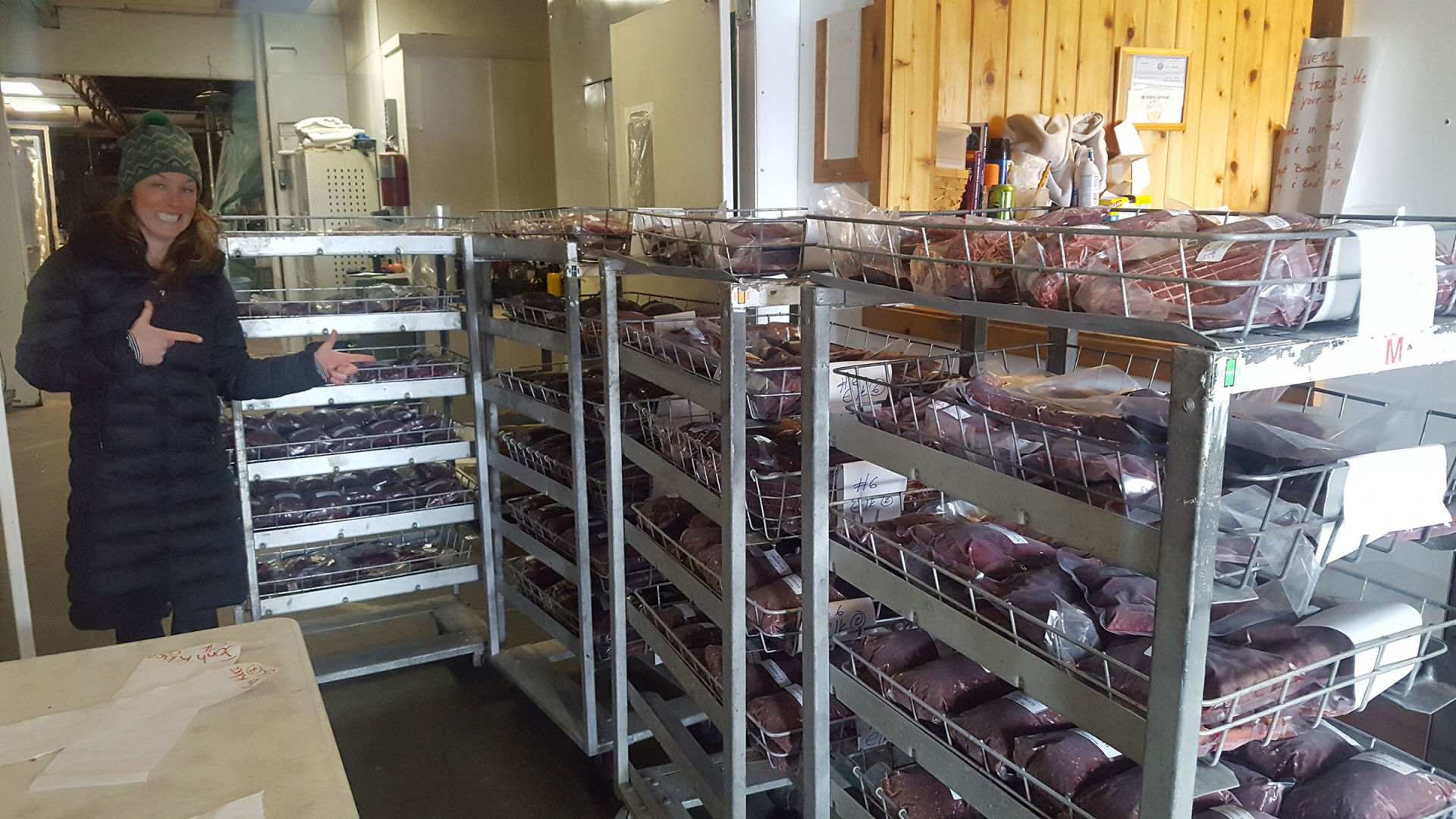 Confiscated meat